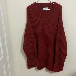 Old navy red over sized sweater. XL
